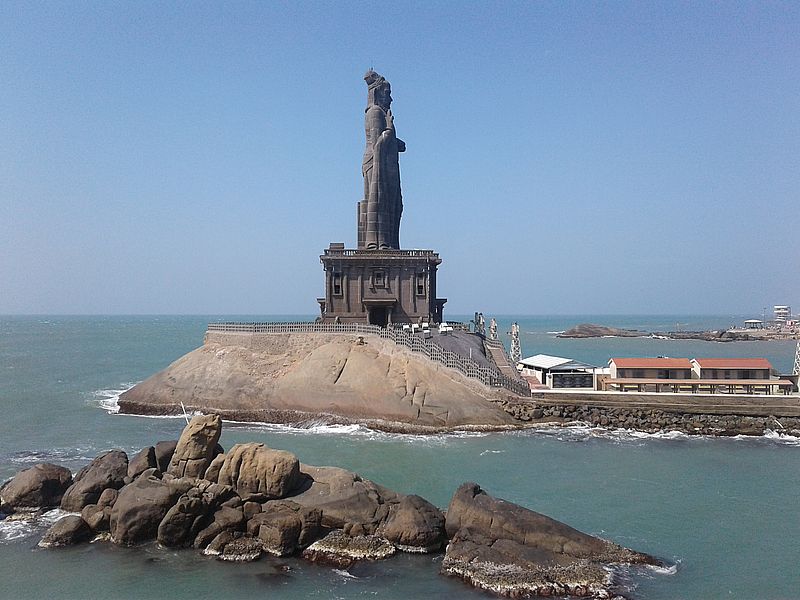 Остров со статуей Каньякумари
