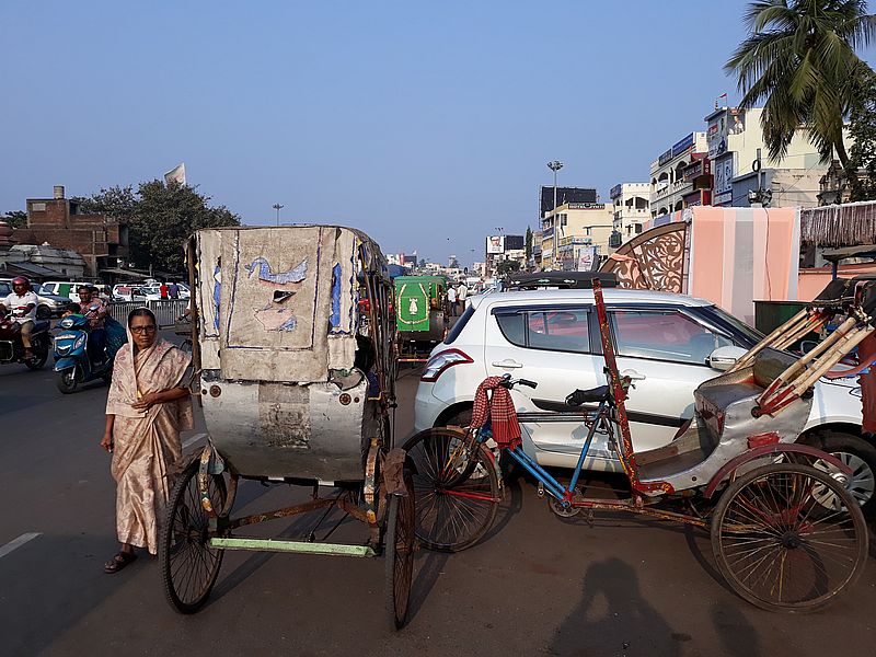 рикша в Индии