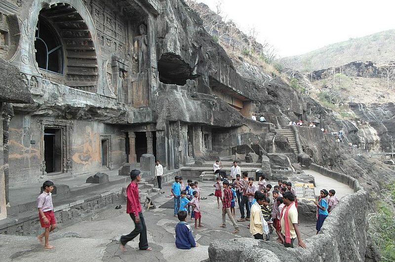 Сакральный пещерный комплекс Аджанта в Махараштре
